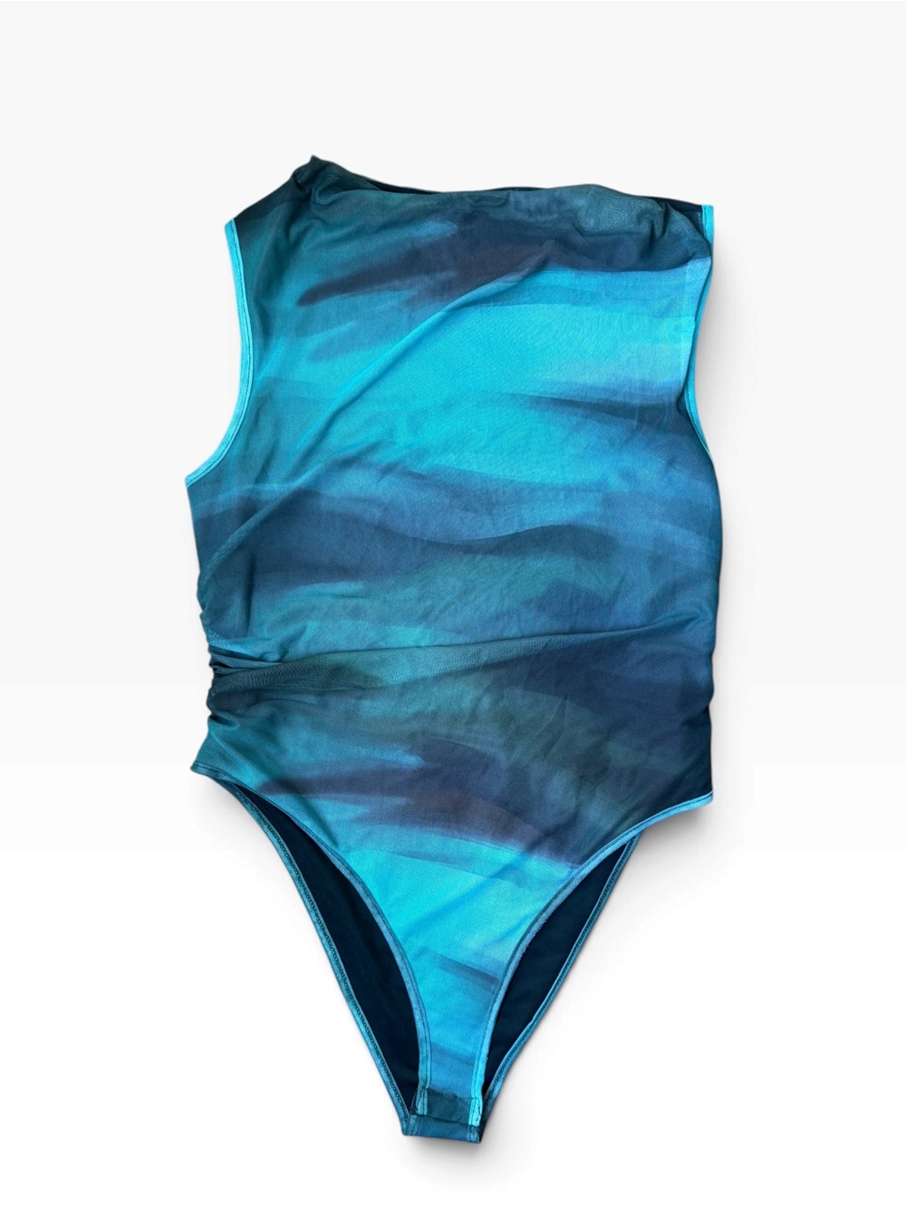 Y2K Blue Ombre Women’s Bodysuit